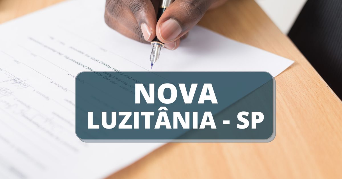 Concurso Prefeitura de Nova Luzitânia - SP, concurso nova luzitânia 2023, nova luzitânia sp, edital concurso nova luzitânia, concursos sp