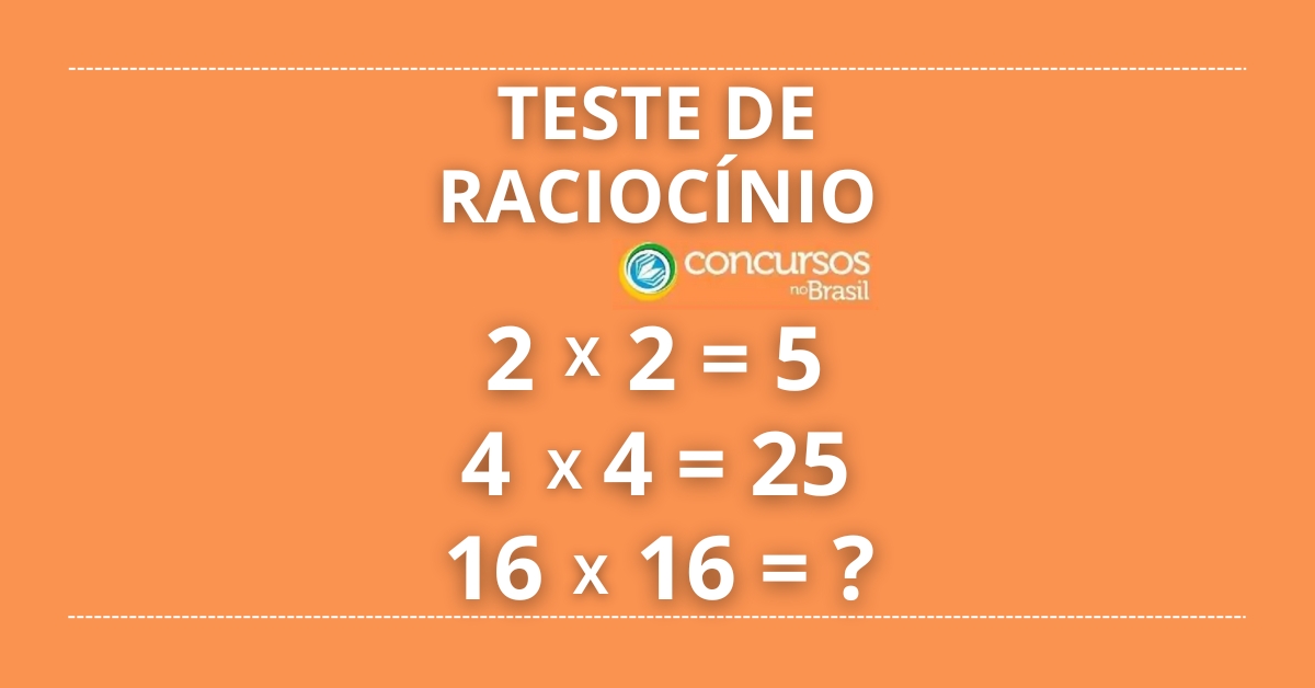 Exercícios de Raciocínio Lógico: 19 questões com respostas - Toda