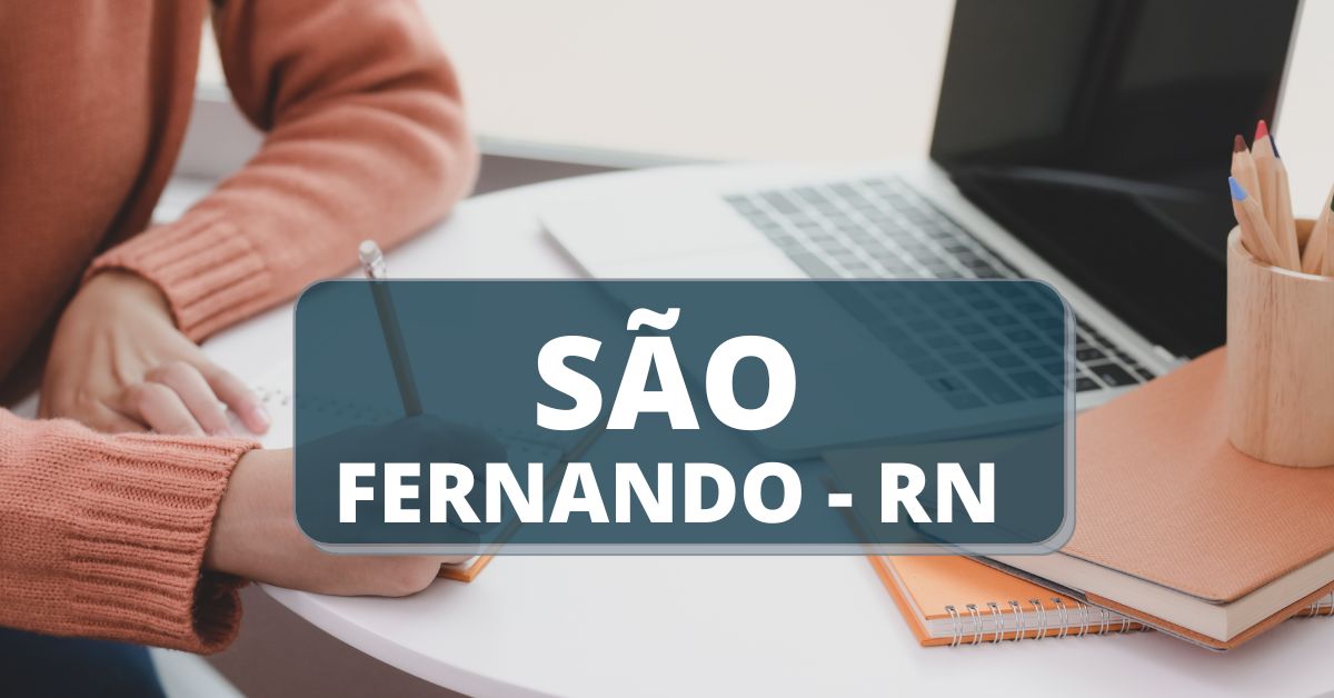 Processo seletivo Prefeitura de São Fernando - RN, processo seletivo são fernando - rn, processo seletivo rn, edital são fernando rn, concursos rn