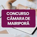 Concurso Câmara de Mairiporã – SP: edital e inscrições; até R$ 5,4 mil