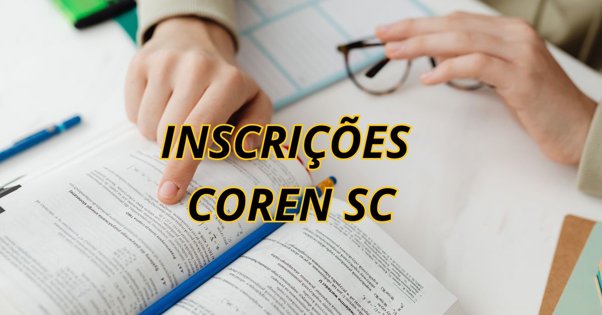 Veja como se inscrever no concurso COREN SC