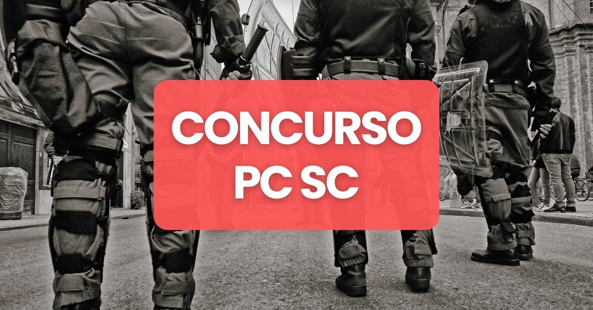 Concurso PC SC, edital PC SC, vagas PC SC, PC SC.