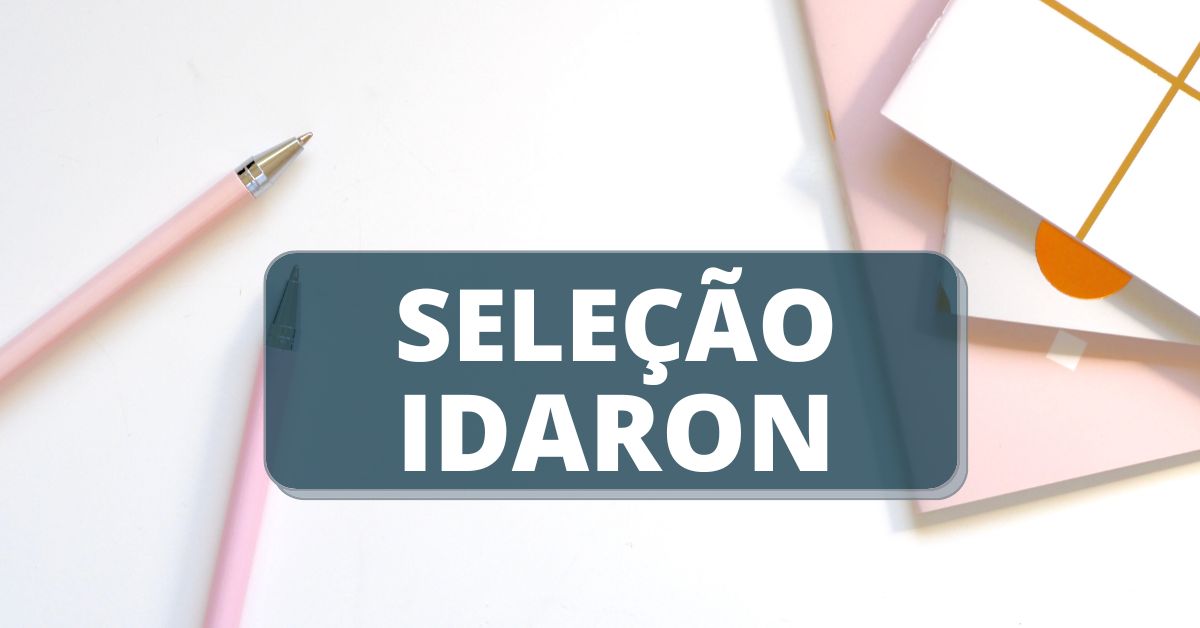 processo seletivo IDARON, seleção idaron, idaron, processo seletivo, edital idaron, Agência de Defesa Sanitária Agrosilvopastoril do Estado de Rondônia, concursos ro