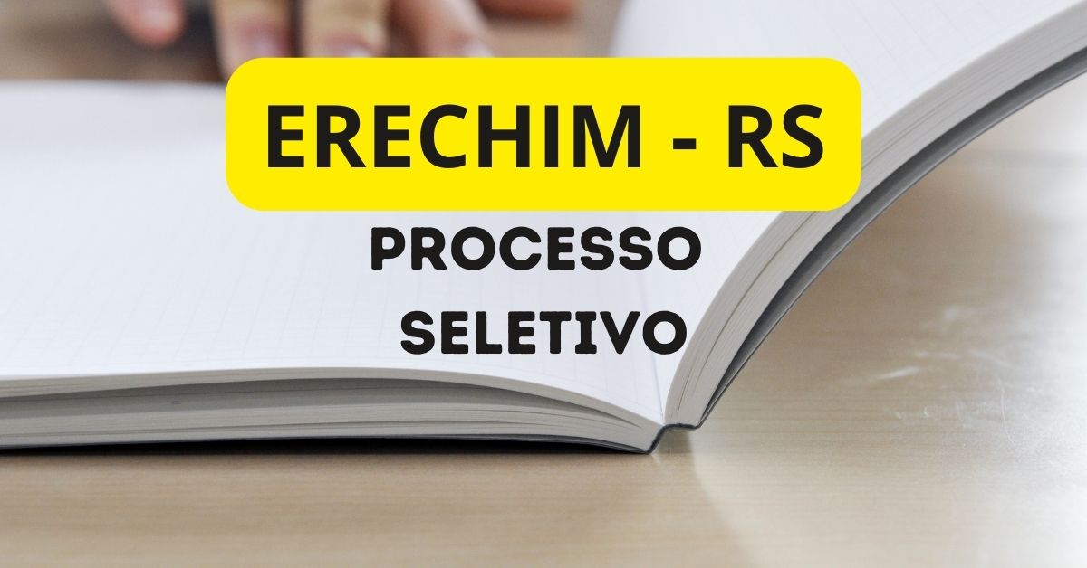 Concurso Prefeitura de Erechim RS abre inscrição para 176 vagas; até R$  18,5 mil