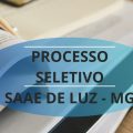 SAAE de Luz – MG abre processo seletivo