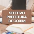 Prefeitura de Coxim – MS lança edital de processo seletivo; até R$ 5,3 mil