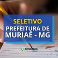 Prefeitura de Muriaé – MG libera novas vagas em processo seletivo