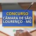 Concurso Câmara de São Lourenço – MG: salários de R$ 6,2 mil