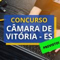 Concurso Câmara de Vitória – ES: banca contratada; edital próximo