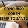 Concurso COREN ES abre vagas; até R$ 7.550,64 + benefícios