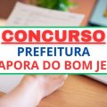 Concurso Prefeitura de Pirapora do Bom Jesus – SP abre mais de 180 vagas