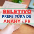 Prefeitura de Anahy – PR libera edital de processo seletivo