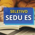 SEDU ES abriu mais um processo seletivo; até R$ 5,7 mil