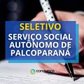 Serviço Social Autônomo de PalcoParaná – PR tem salários de até R$ 6,6 mil em seletivo