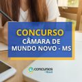 Concurso Câmara de Mundo Novo – MS: ganhos até R$ 5,5 mil