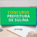 Concurso Prefeitura de Sulina – PR: ganhos até R$ 5,1 mil