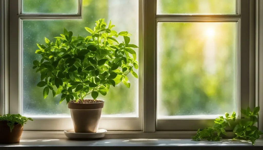 planta na janela