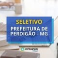 Prefeitura de Perdigão – MG abre novos editais de seleção