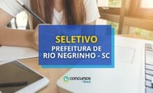 Processo seletivo Prefeitura de Rio Negrinho, Prefeitura de Rio Negrinho, edital Prefeitura de Rio Negrinho, vagas Prefeitura de Rio Negrinho.