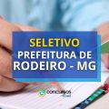 Prefeitura de Rodeiro – MG abre novo processo seletivo