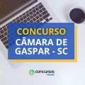 Concurso Câmara de Gaspar – SC: ganhos de até R$ 5,5 mil