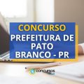 Concurso Prefeitura de Pato Branco – PR paga até R$ 11 mil