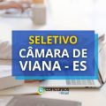 Câmara de Viana – ES abre edital de processo seletivo