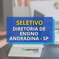 DER de Andradina – SP divulga edital de processo seletivo