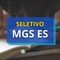 MGS – ES publica mais um edital de processo seletivo