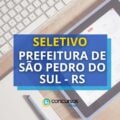 Prefeitura de São Pedro do Sul – RS anuncia nova seleção