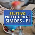 Prefeitura de Simões – PI abre edital de processo seletivo