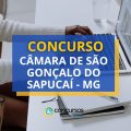 Concurso Câmara São Gonçalo do Sapucaí – MG: até R$ 6,5 mil