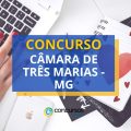 Concurso Câmara de Três Marias – MG: ganhos até R$ 4,3 mil