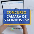 Concurso Câmara de Valinhos – SP abre mais de 520 vagas