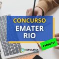 Concurso EMATER – RIO 2024: autorização sai em breve