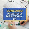 Concurso Prefeitura de Dias d’Ávila – BA 2024: edital e inscrição