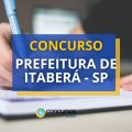 Concurso Prefeitura de Itaberá – SP: 50 vagas; até R$ 21,4 mil