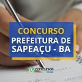 Concurso Prefeitura de Sapeaçu – BA tem edital publicado