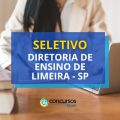 Diretoria de Ensino de Limeira – SP lança edital de seletivo