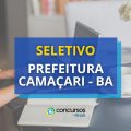 Prefeitura de Camaçari – BA abre edital de seletivo; até R$ 5,7 mil