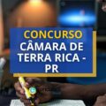 Concurso Câmara de Terra Rica - PR: vencimentos de R$ 3,6 mil