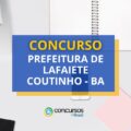 Concurso Prefeitura de Lafaiete Coutinho - BA: até R$ 4,5 mil