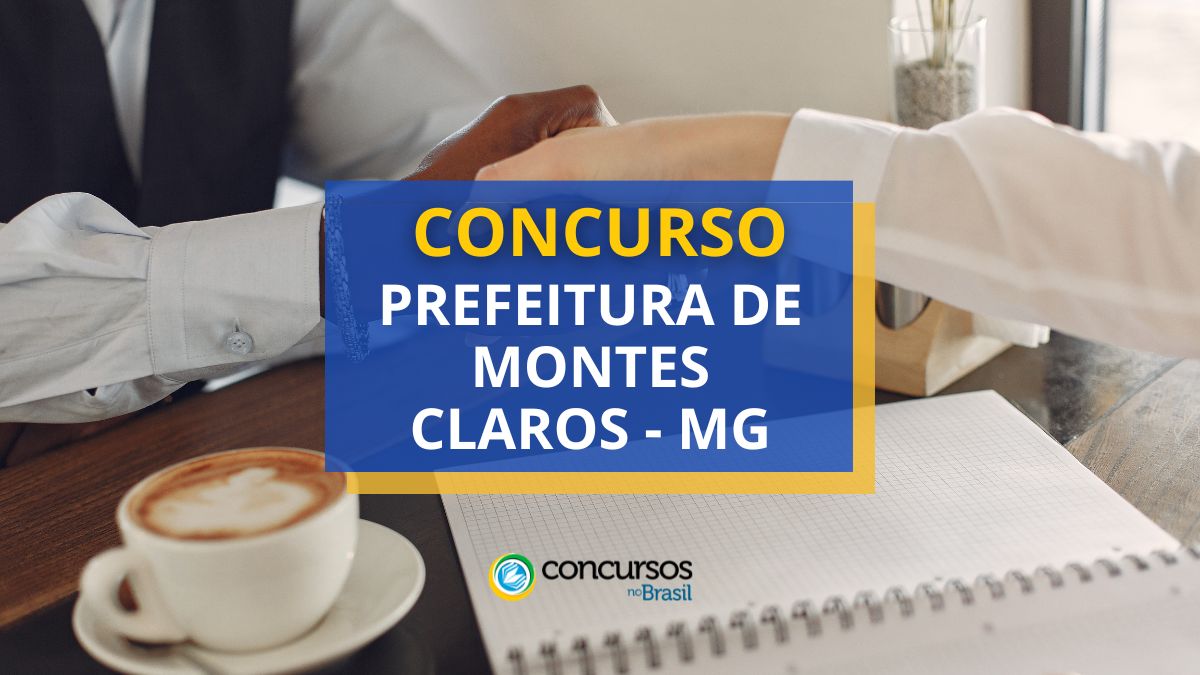 Torneio Prefeitura de Montes Claros – MG: mais de 2.400 vagas