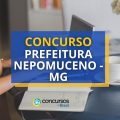 Concurso Prefeitura Nepomuceno MG: 186 vagas; até R$ 12,7 mil