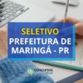 Prefeitura de Maringá – PR abre 40 vagas em processo seletivo