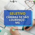 Câmara de São Lourenço - MG libera edital de processo seletivo