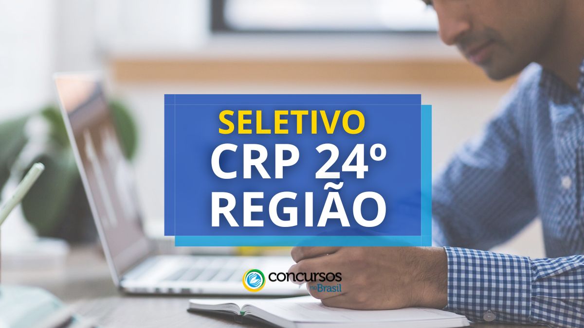 CRP 24 abre seletivo com vagas imediatas; até R$ 5,4 mil