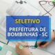 Prefeitura de Bombinhas – SC abre seletivo; até R$ 4.129,80