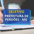 Prefeitura de Perdões – MG abre 21 vagas em seletivo