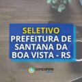 Prefeitura de Santana da Boa Vista - RS: novo seletivo é divulgado